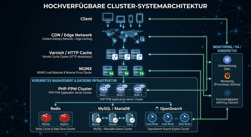 Cluster moegliche Systemarchitektur